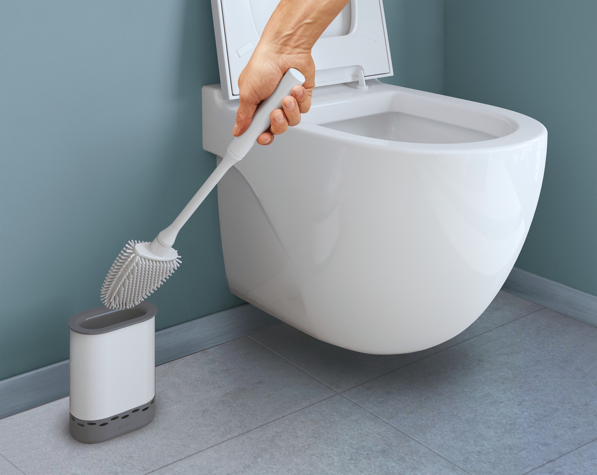 Metaltex Cleany WC-Bürste weiß/grau