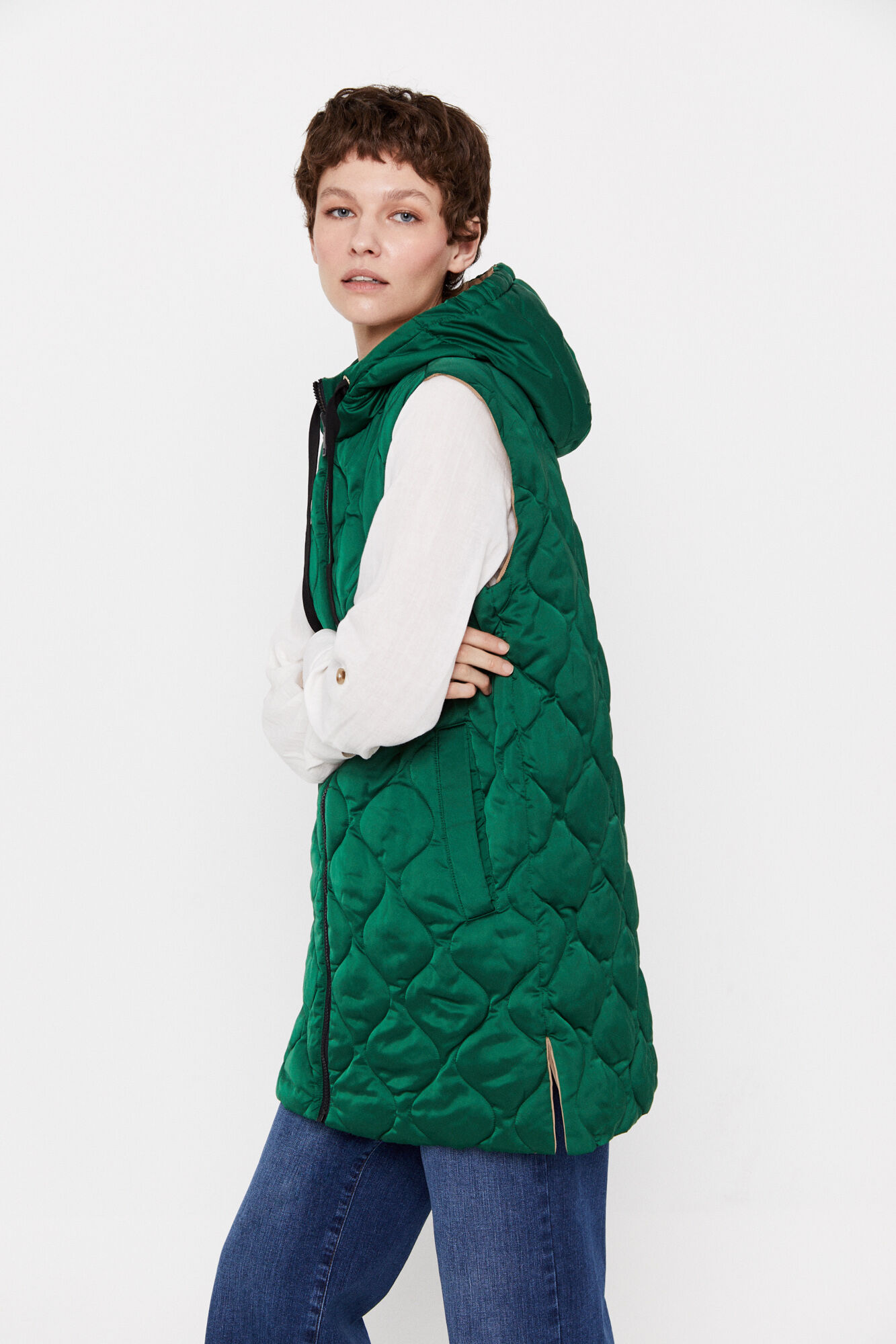 Chaleco ultraligero reversível - Verde