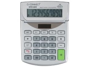 Lommeregner Q-Connect med justerbart display solcelle og batteri L138xB103xH31mm,stk