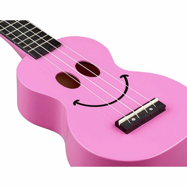 Mahalo Smiley Ukulele Pink