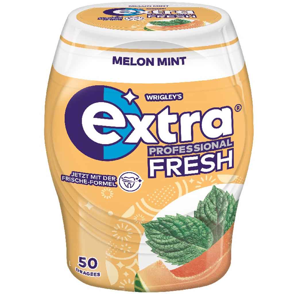 Wrigleys Extra Professional Fresh Melon Mint 12x50er Dose MHD:1.12.25