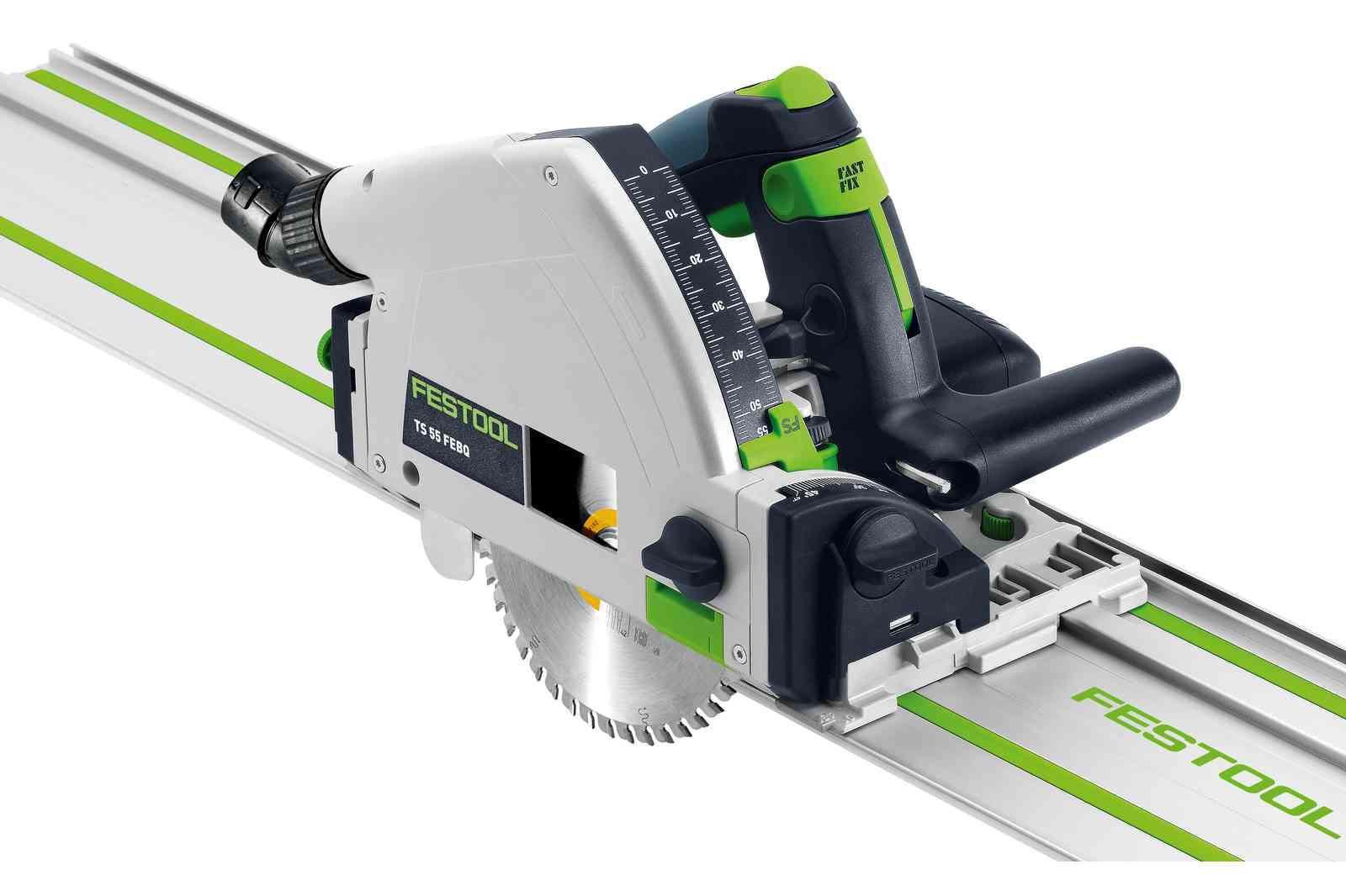 Festool TS 55 FEBQ-Plus-FS Invalzaag in Systainer   FS 1400/2 Geleiderail  - 577010
