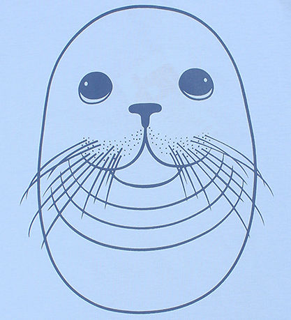 ANIMAL T-Shirt - AnimalHide - Baby Blue Outline Sael