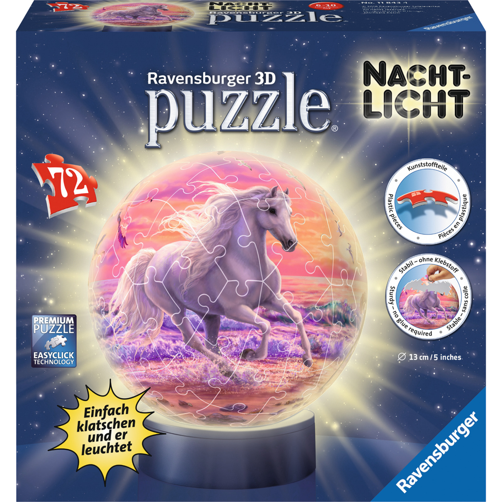 Ravensburger Puzzle Nachtlicht Pferde