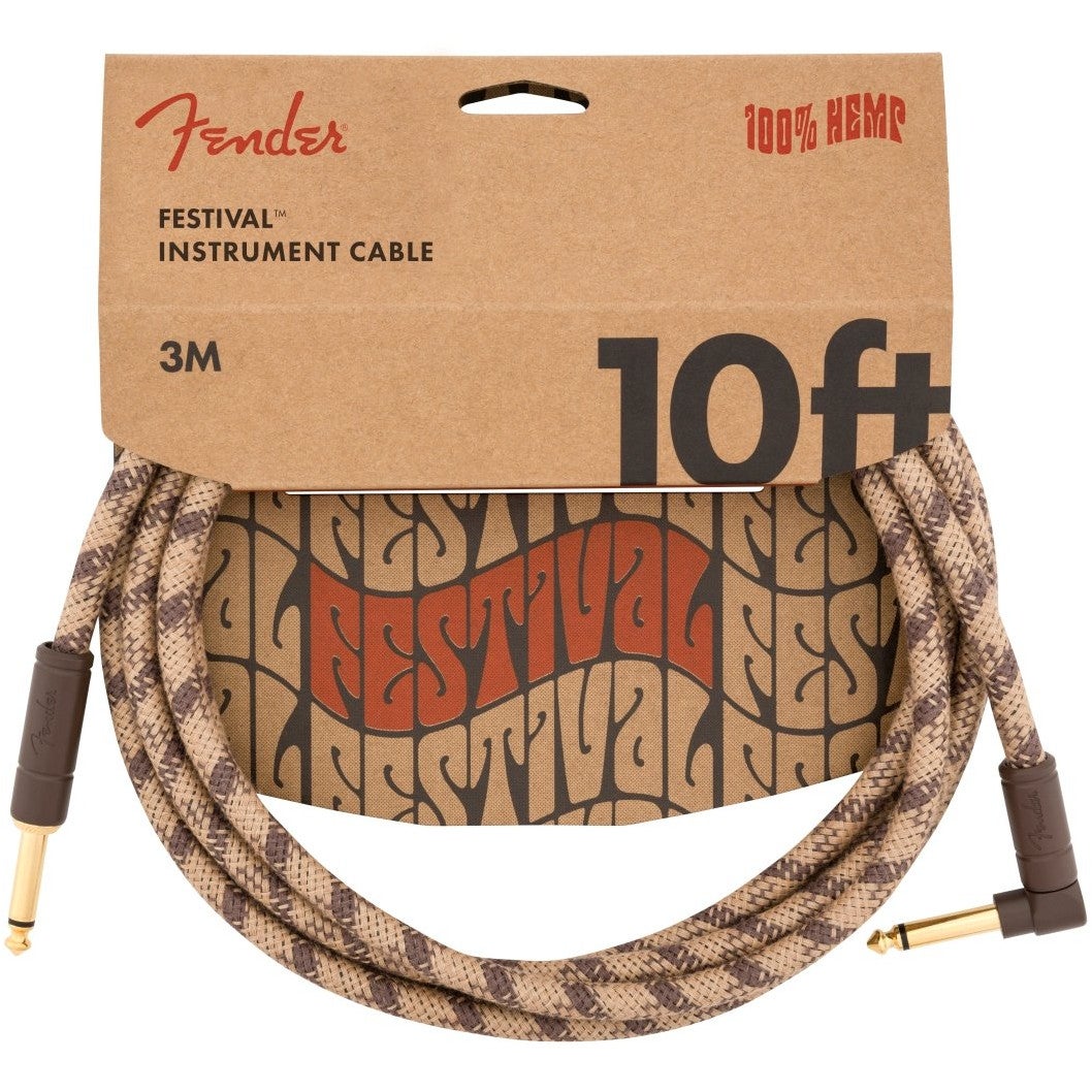 Fender Festival Cables Brown R/A instrumentkabel 3m