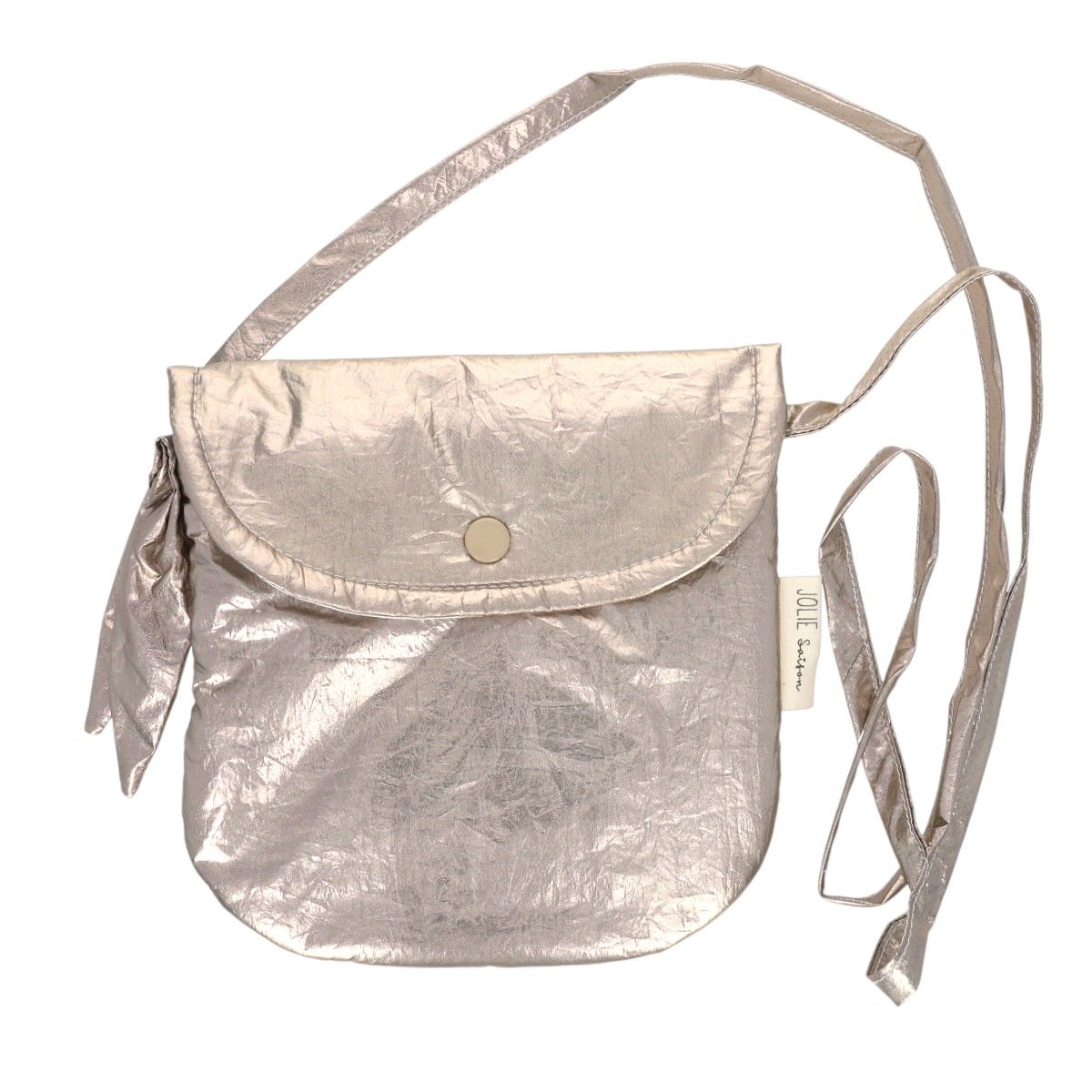 Petit sac bandoulière foil light doré  Jolie saison