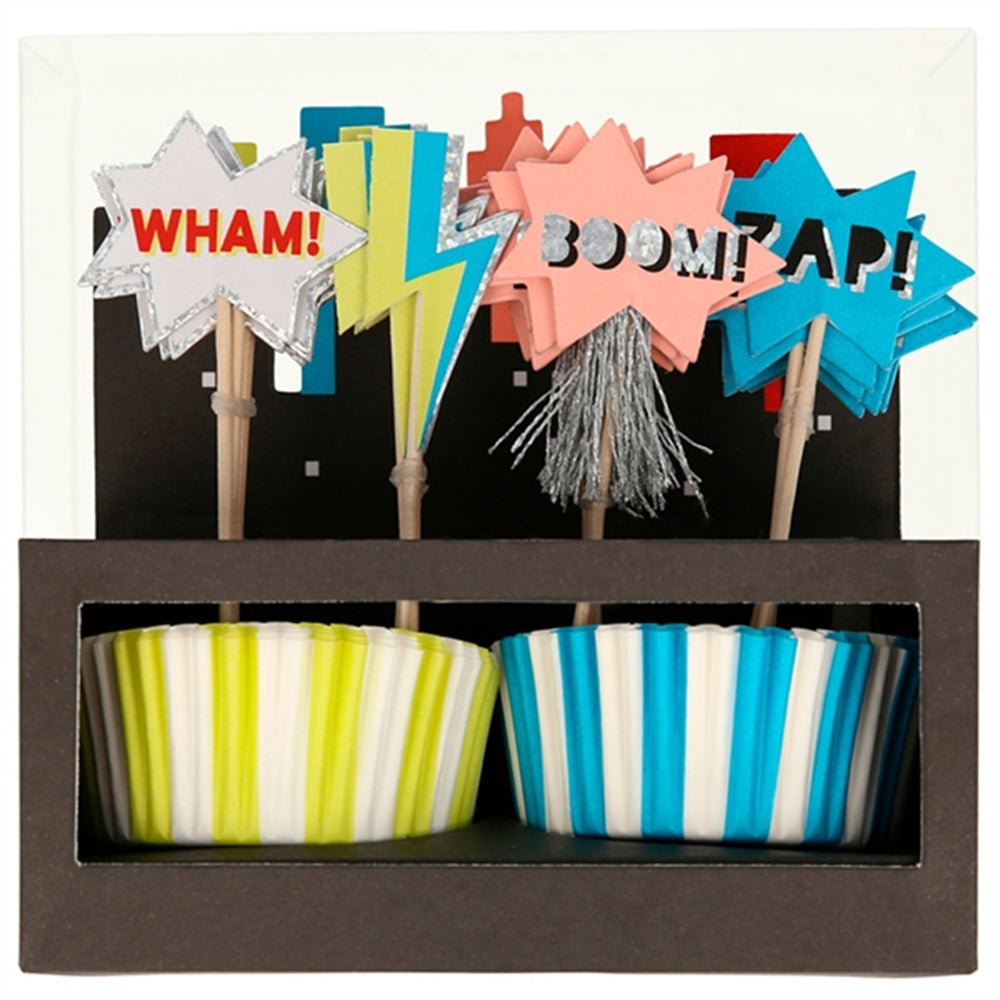 Køb Meri Meri Superhero Cupcake Kit