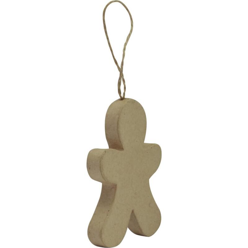Bonhomme de pain d'épices à suspendre 8,5cm - Kraft