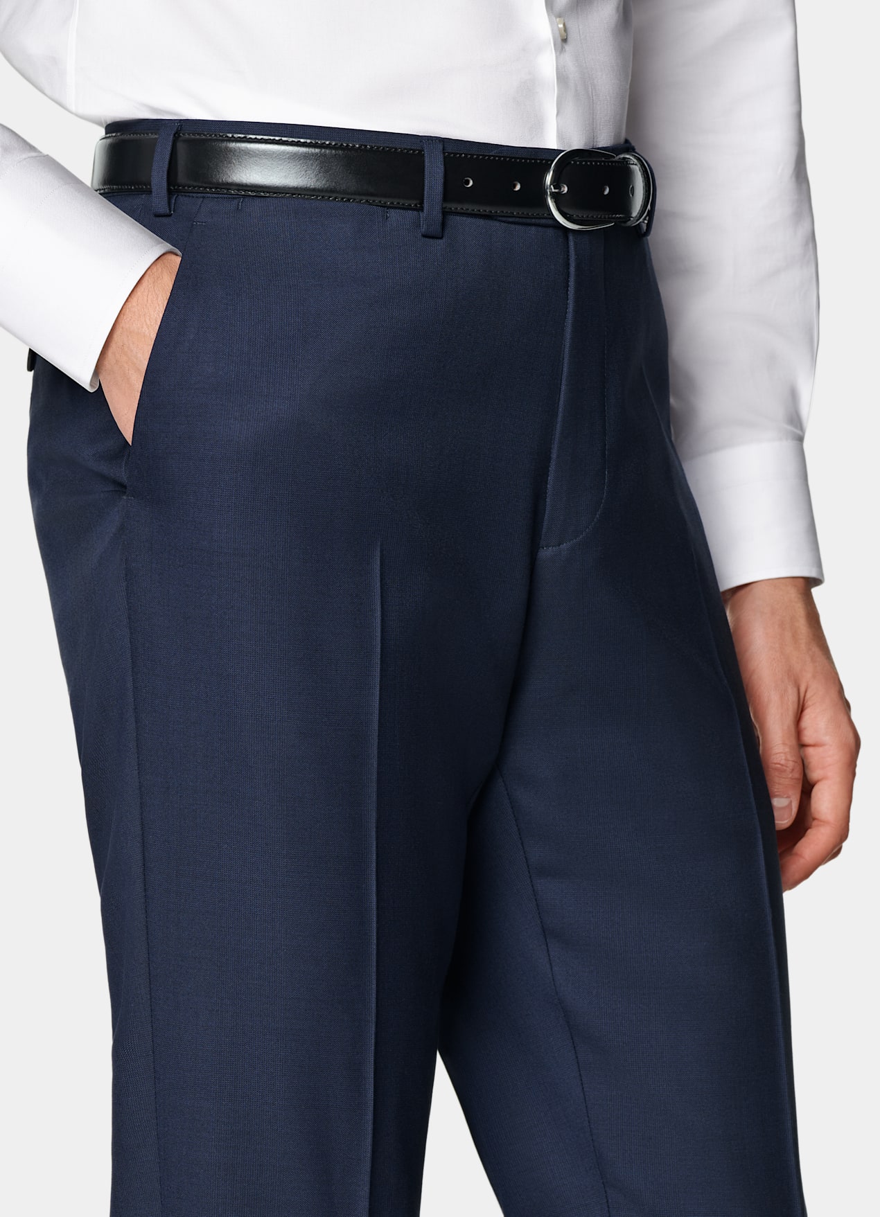 Costume sur mesure Custom Made bleu moyen à carreaux