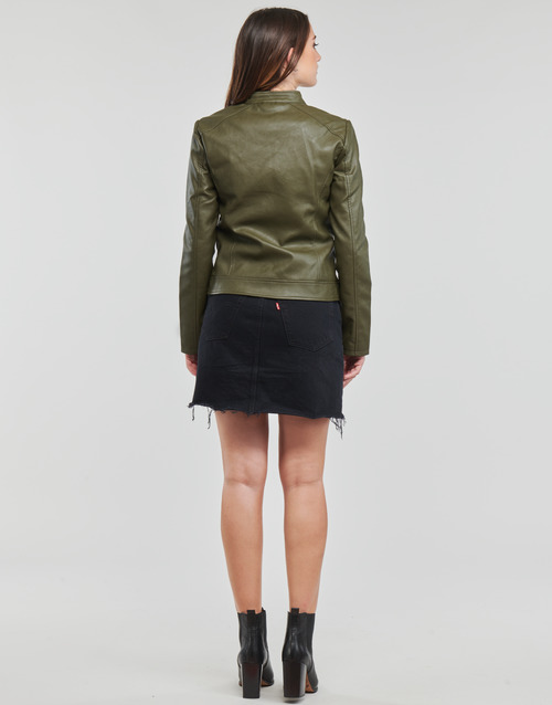JDY - JDYEMILY FAUX LEATHER JACKET OTW - Vert