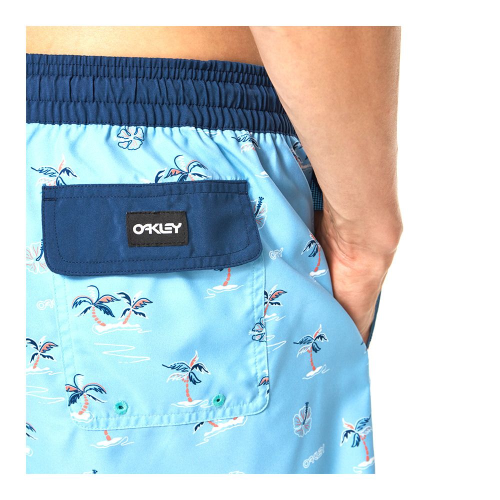 Oakley TROPICS B1B RC 18 - Short de bain Homme aviator tropical palms