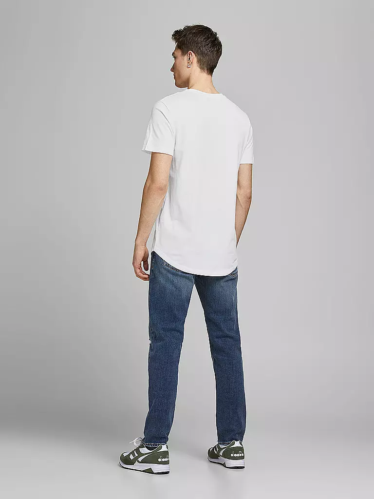 JACK & JONES T-Shirt JJENOA  weiss