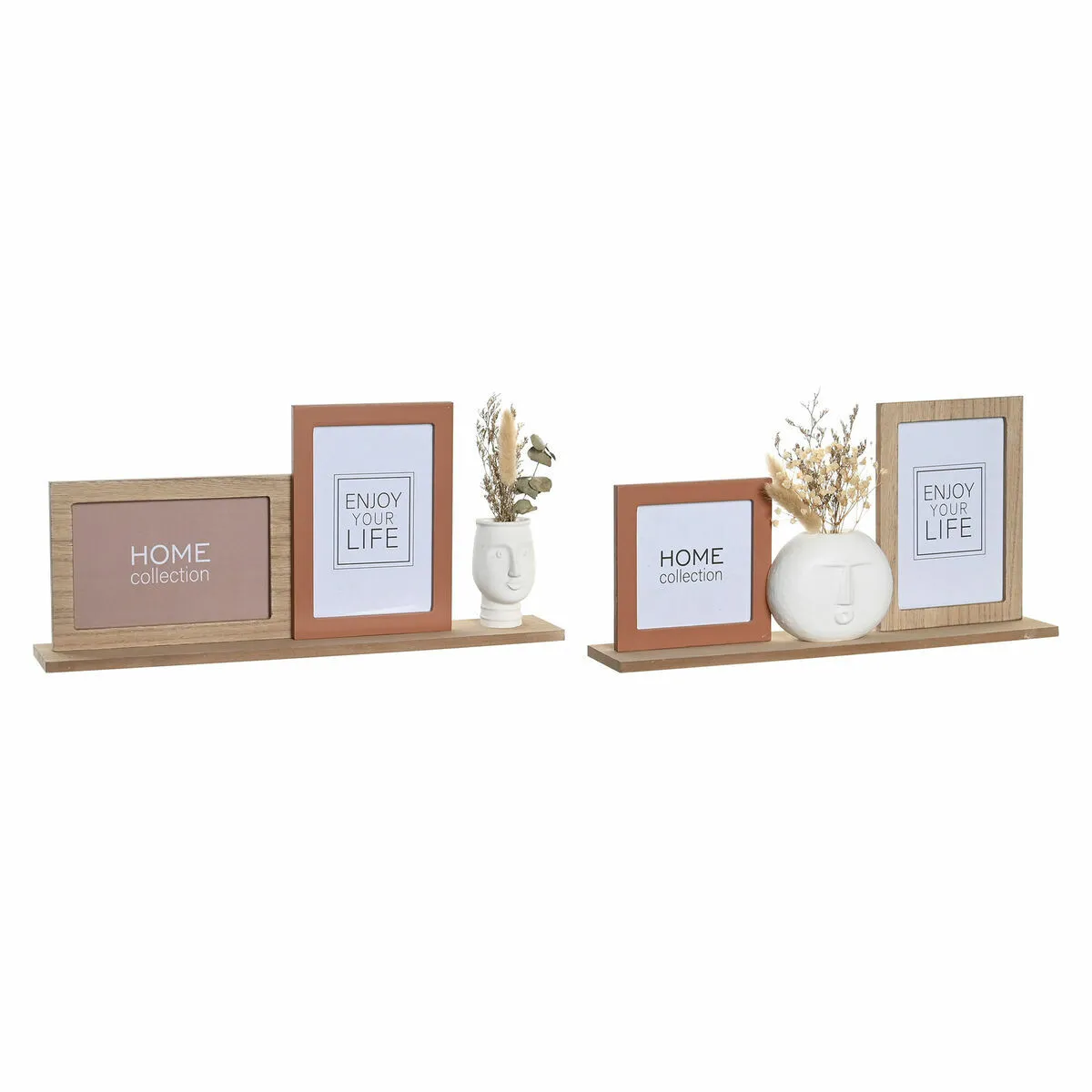 DKD Home Decor Cadre photo 30x19 cm Multicouleur