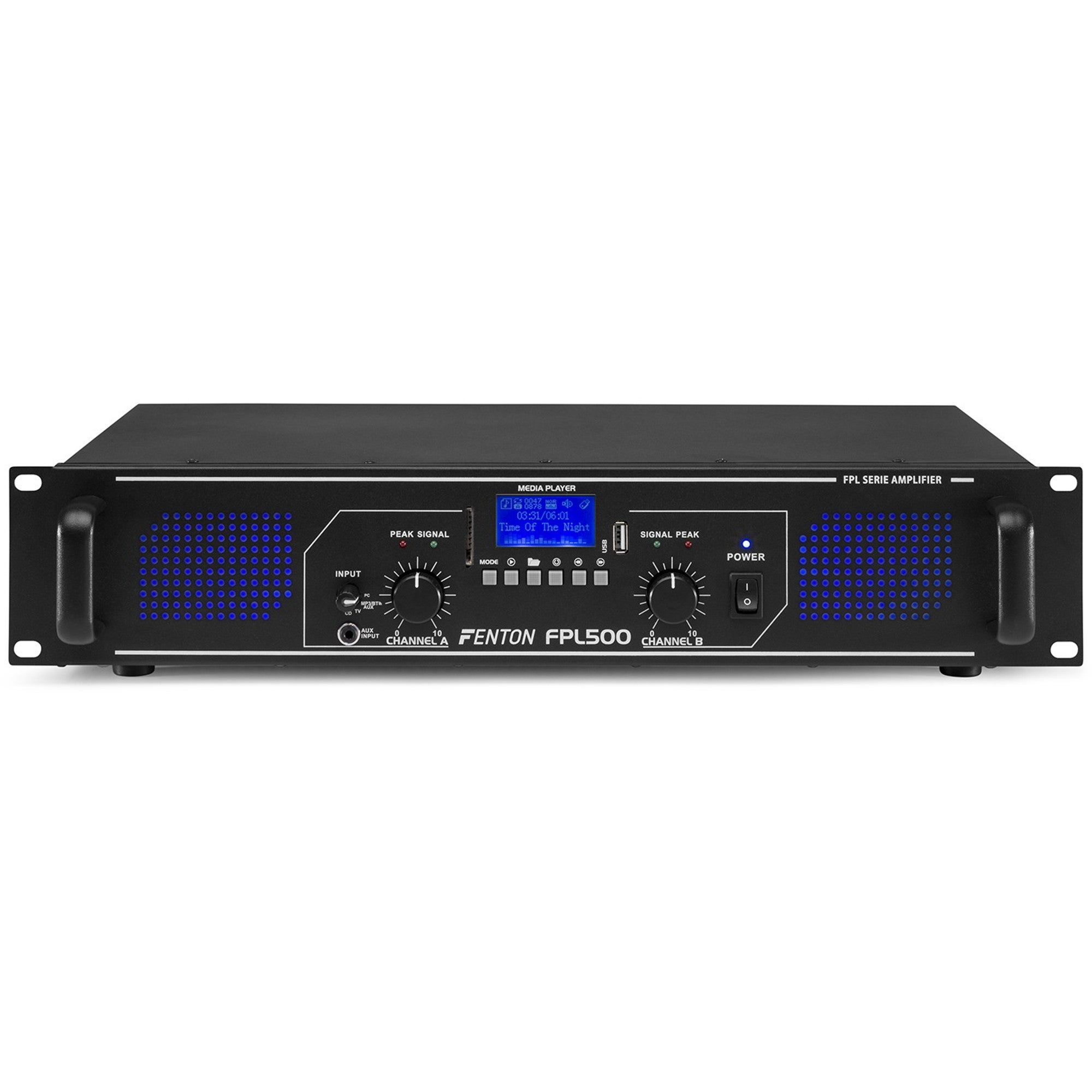 Fenton FPL500 digitale D-klasse versterker met MP3-speler en Bluetooth