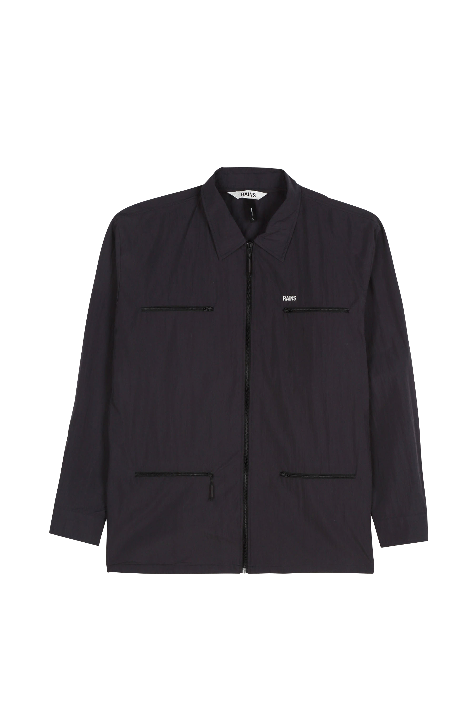 RAINS Veste Woven Shirt Noir