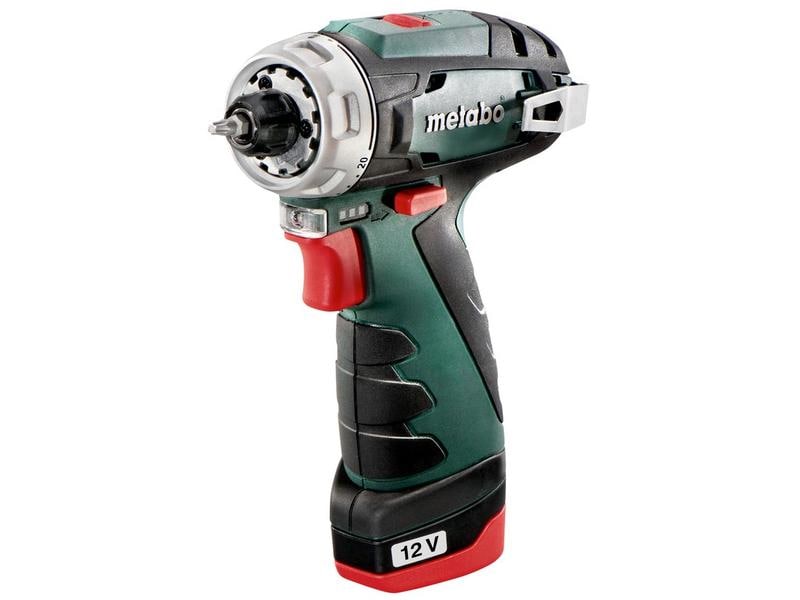 Metabo Akku-Bohrschrauber PowerMaxx BS Basic 2 x 2.0 Ah PowerMaxx Bohrschrauber der 12-Volt-Klasse im Kunststoff-Koffer