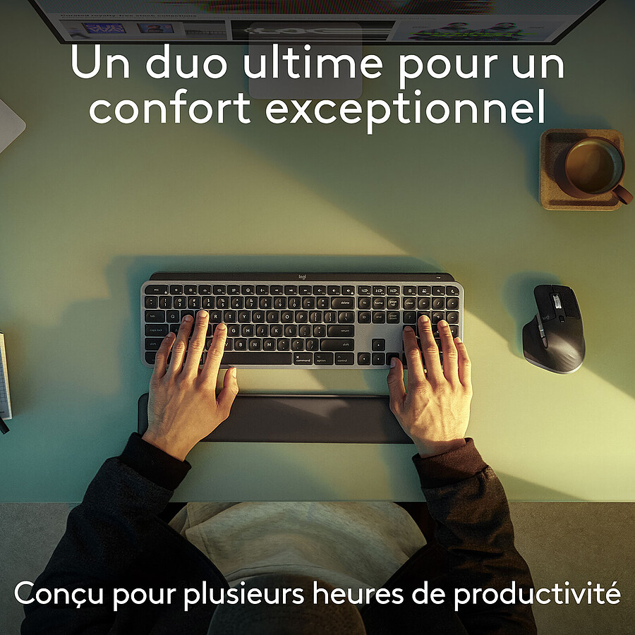 Logitech MX Keys S Combo for Mac - Gris Sidéral