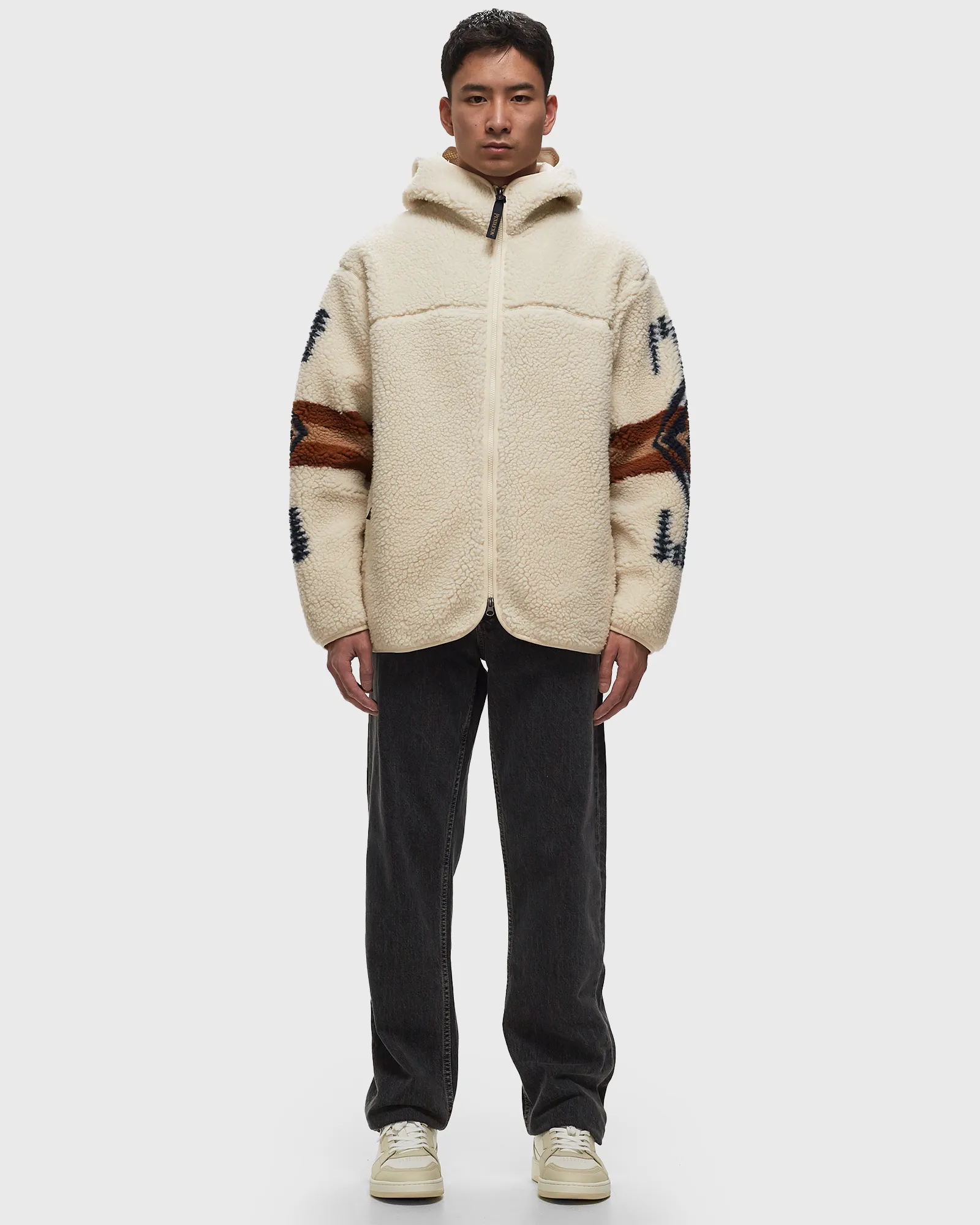 Pendleton BOA ZIP HOODIE IVORY HARDING