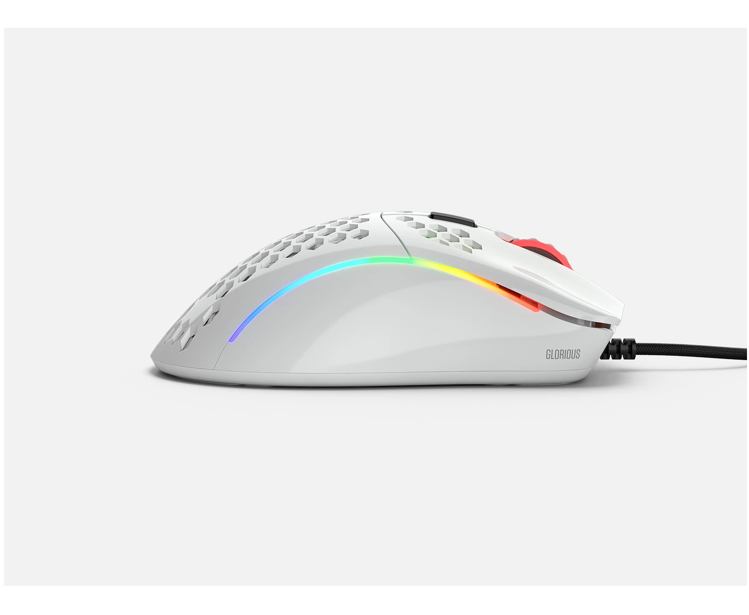 Glorious PC Gaming Race Model D- Souris Gaming - Blanche brillante