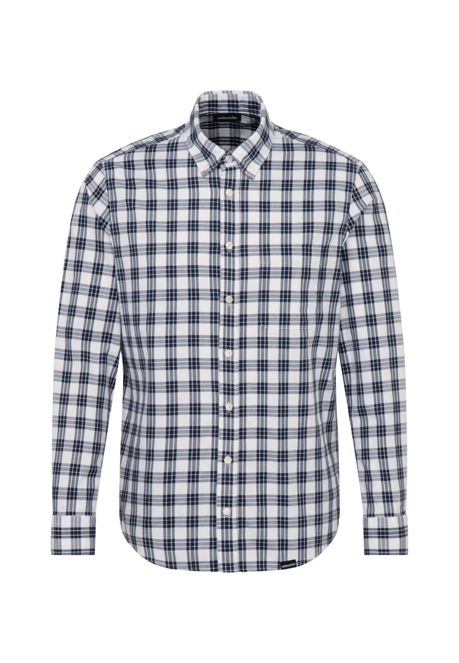Seidensticker| Herren Casual Hemd Schwarze Rose