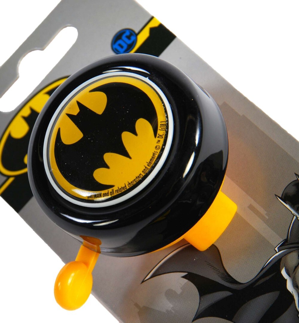 Fahrradklingel Batman für Jungen in Schwarz Klingel für Fahrrad