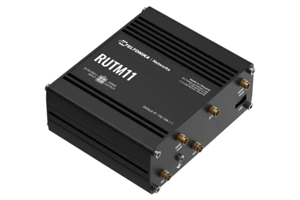 Teltonika RUTM11 - Trådløs router - WWAN 4-port switch - 1GbE, PPP - Wi-Fi 5 - Dual Band - 3G, 4G - DIN monterbar på skinne, væg-monterbar, overflademonterbar