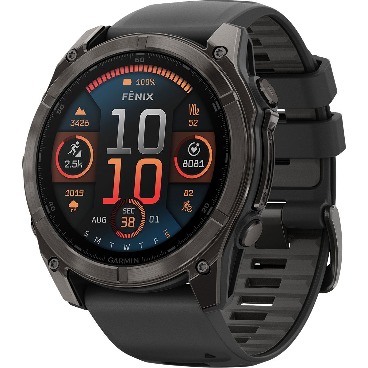 Garmin Fenix 8 - 51 mm Amoled Sapphire GPS Pulsur