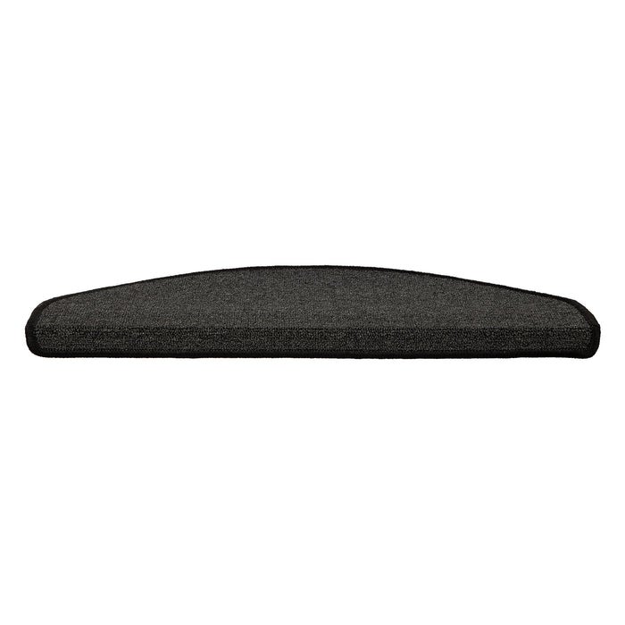 Londense traptreden - Overlocked - Antraciet / Halfrond / 23,5 x 65 cm