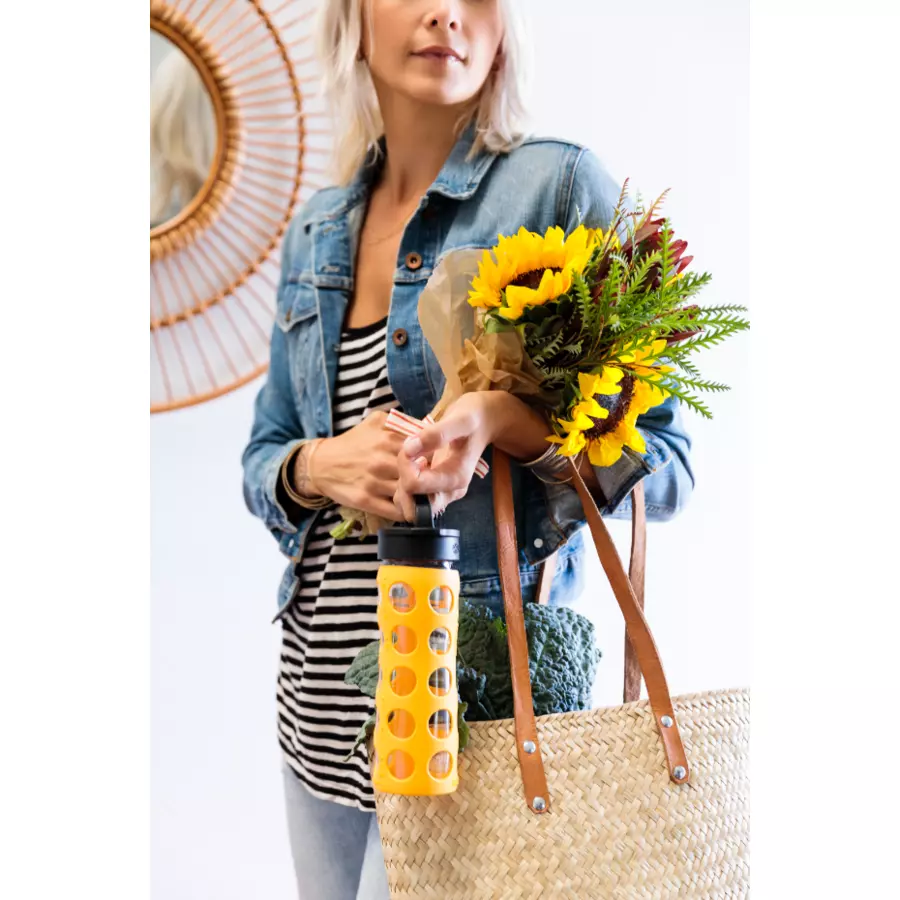 lifefactory Trinkflaschen Classic Cap marigold 350 ml