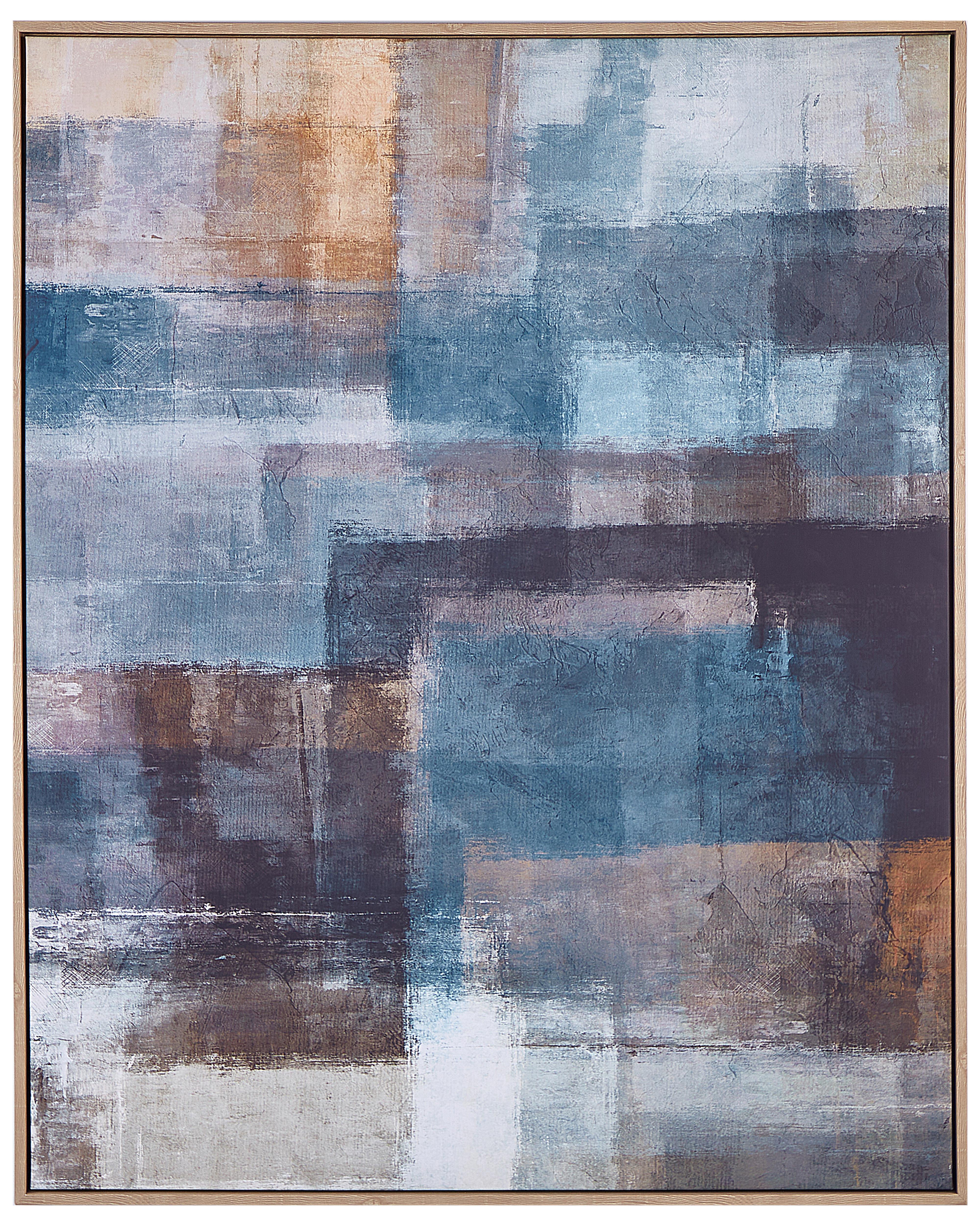 Canvas PULSANO Abstract motief 83 x 103 cm Meerkleurig