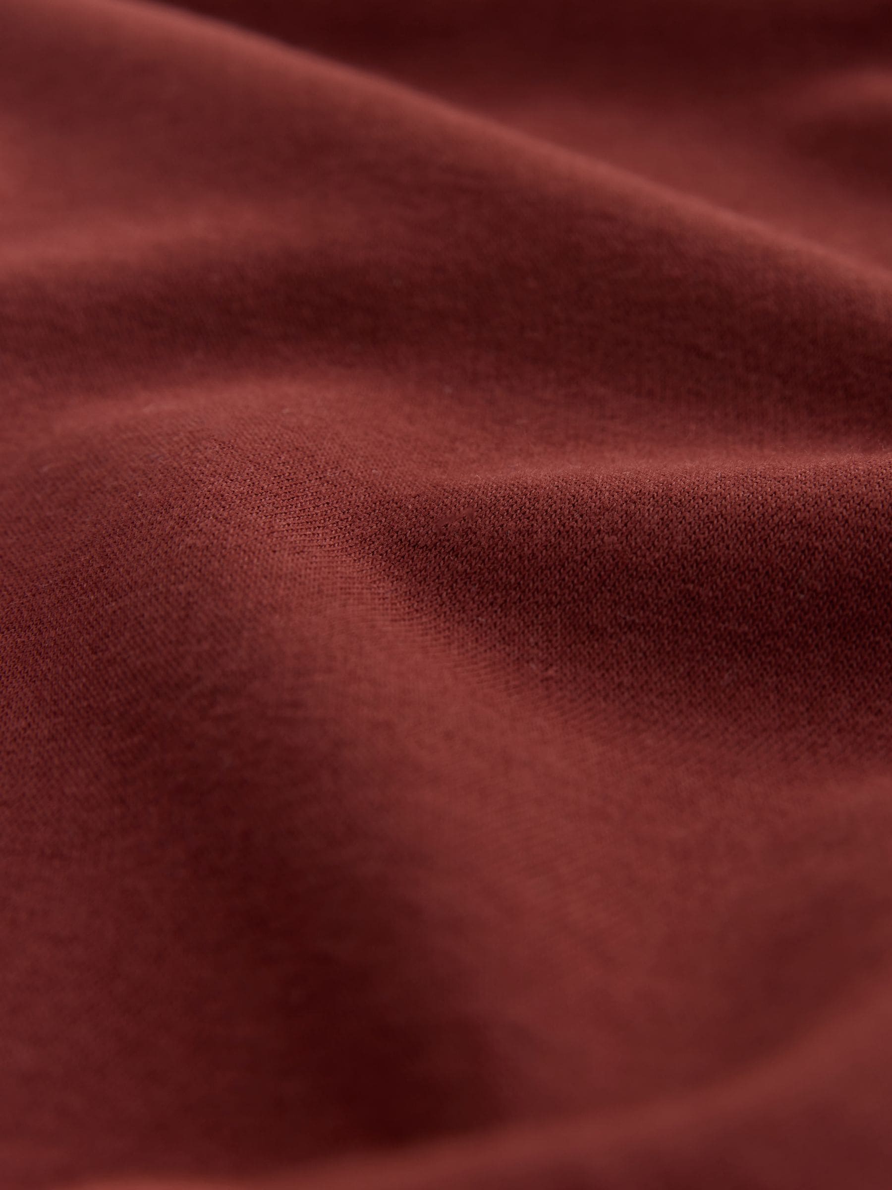 Bordeauxrood - Essential sweatshirt met kwartrits en kraag