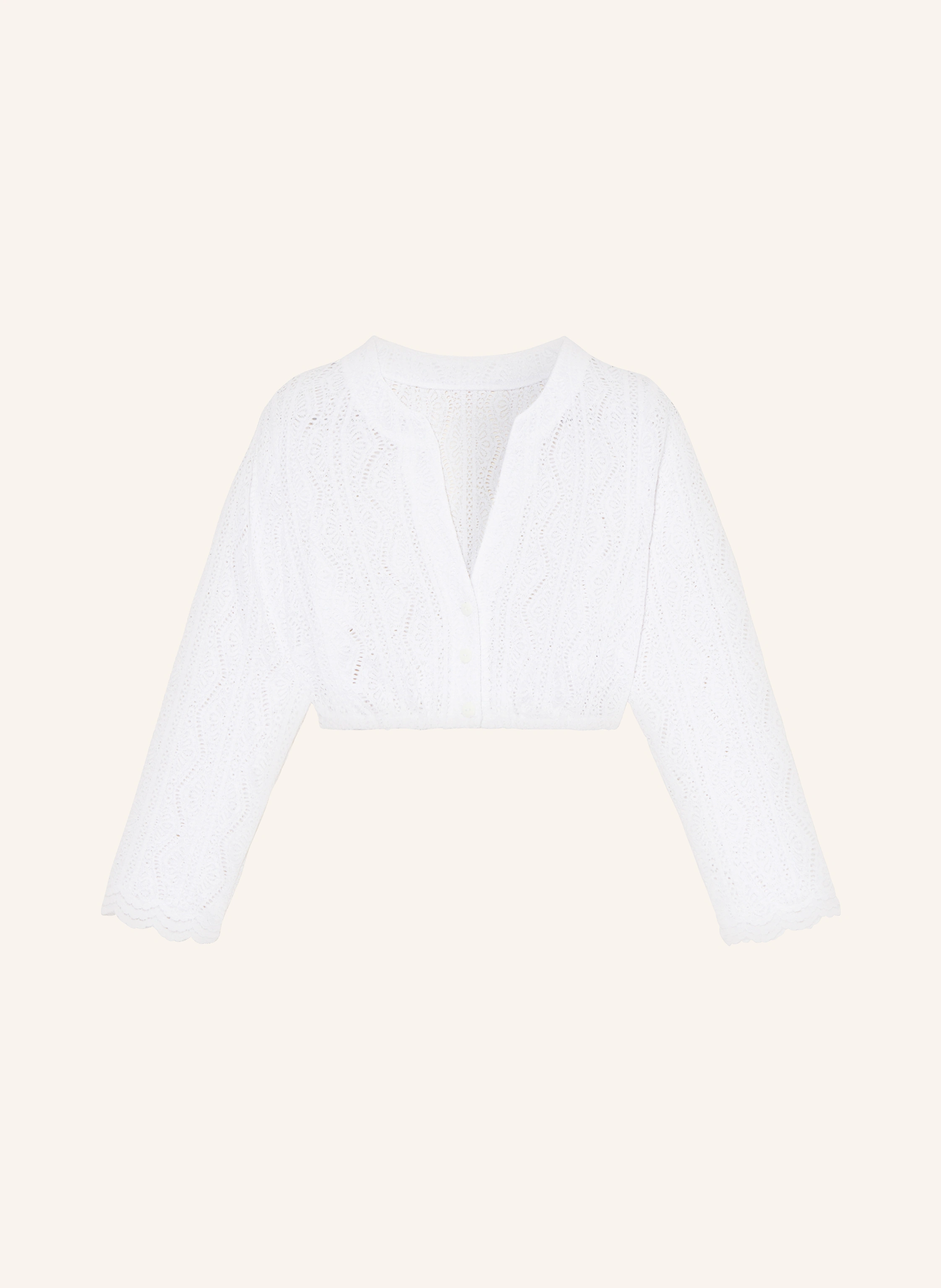 WALDORFF Dirndlbluse aus Spitze mit 3/4-Arm