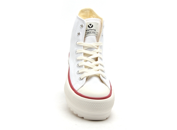 Victoria boots bottine femme tribu doble lona  1061121 blanc