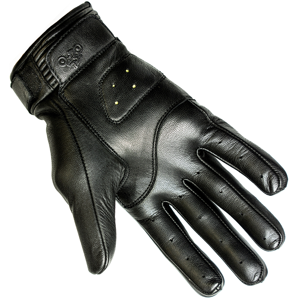 Helstons - Gants Side Cuir Soft Noir