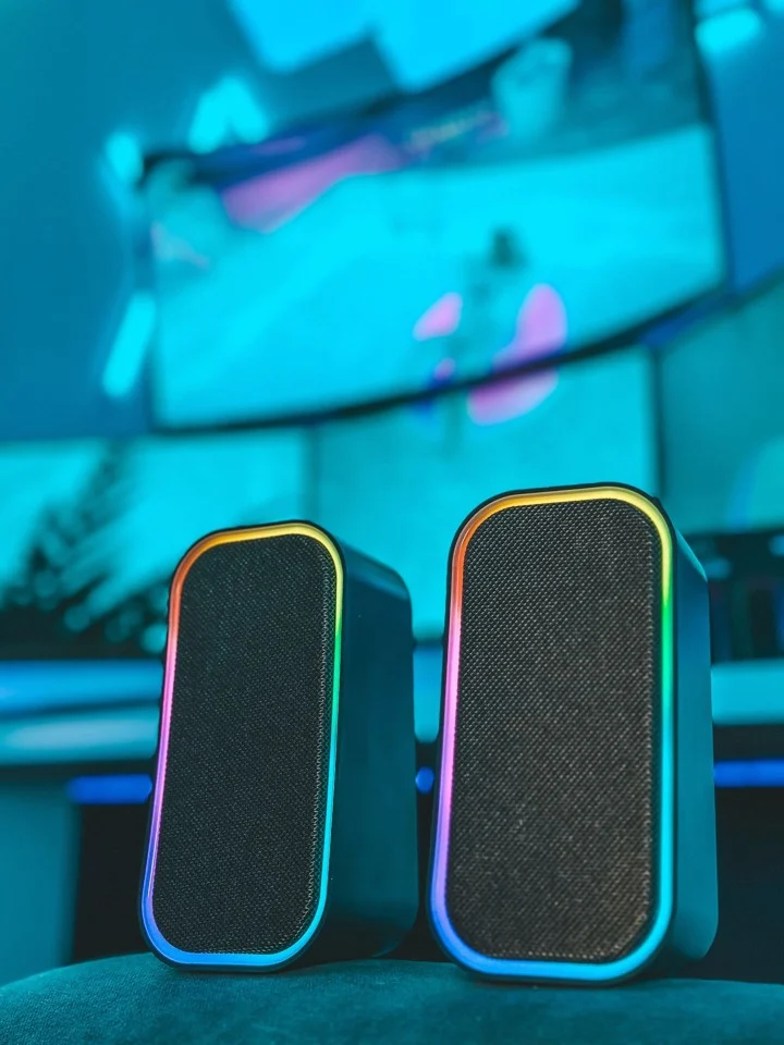 Speedlink - TOKEN RGB Gaming Stereo Højttaler, sort