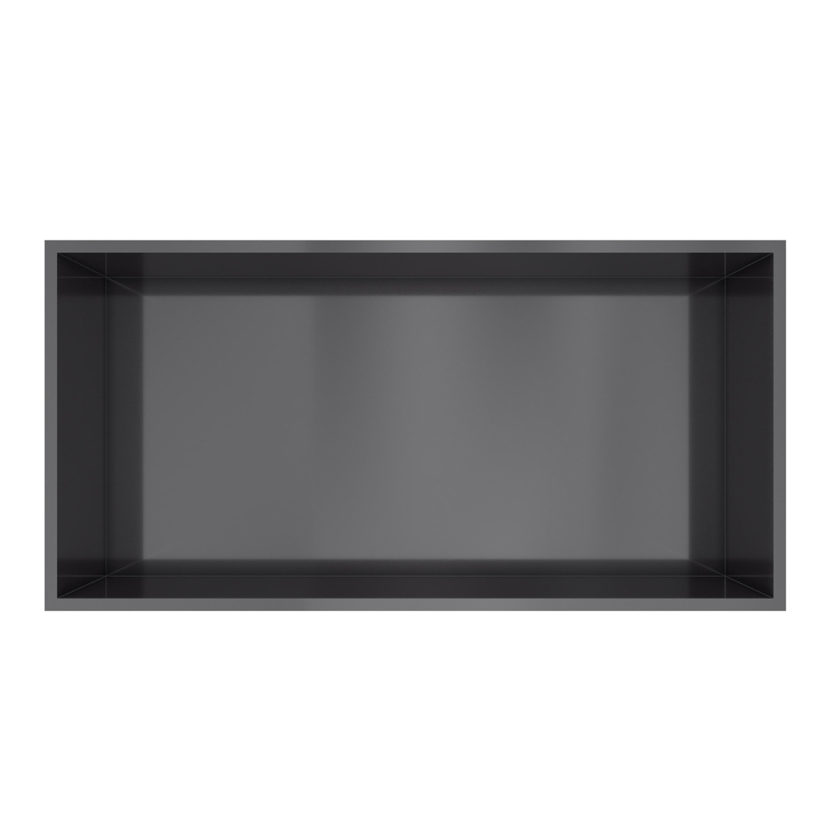 Hotbath &More inbouwnis 30x60x10cm geborsteld zwart PVD