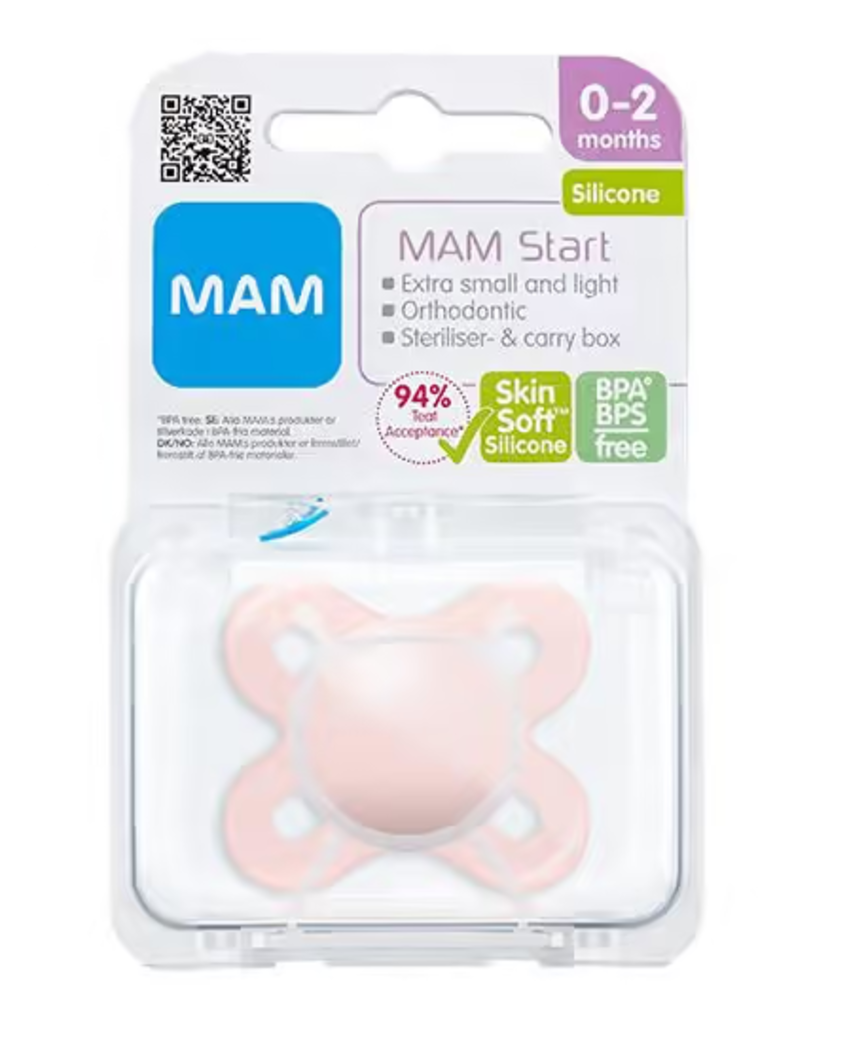 Mam Start smokk silk pink 0-2 måneder