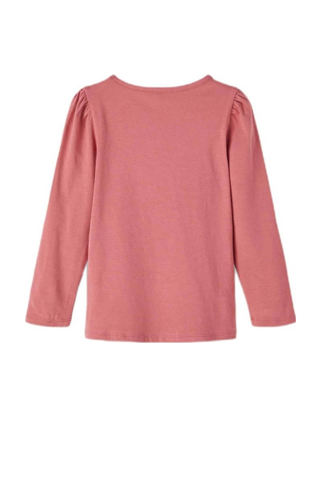 NAME IT Paw Patrol longsleeve NMFNOMI met printopdruk donkerroze