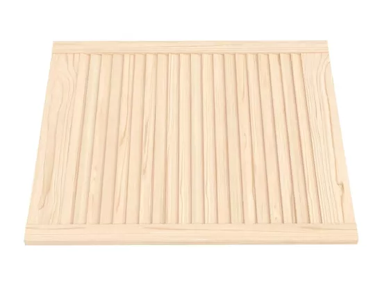 Porte d'armoire à persiennes 69x59,4 cm bois de pin massif