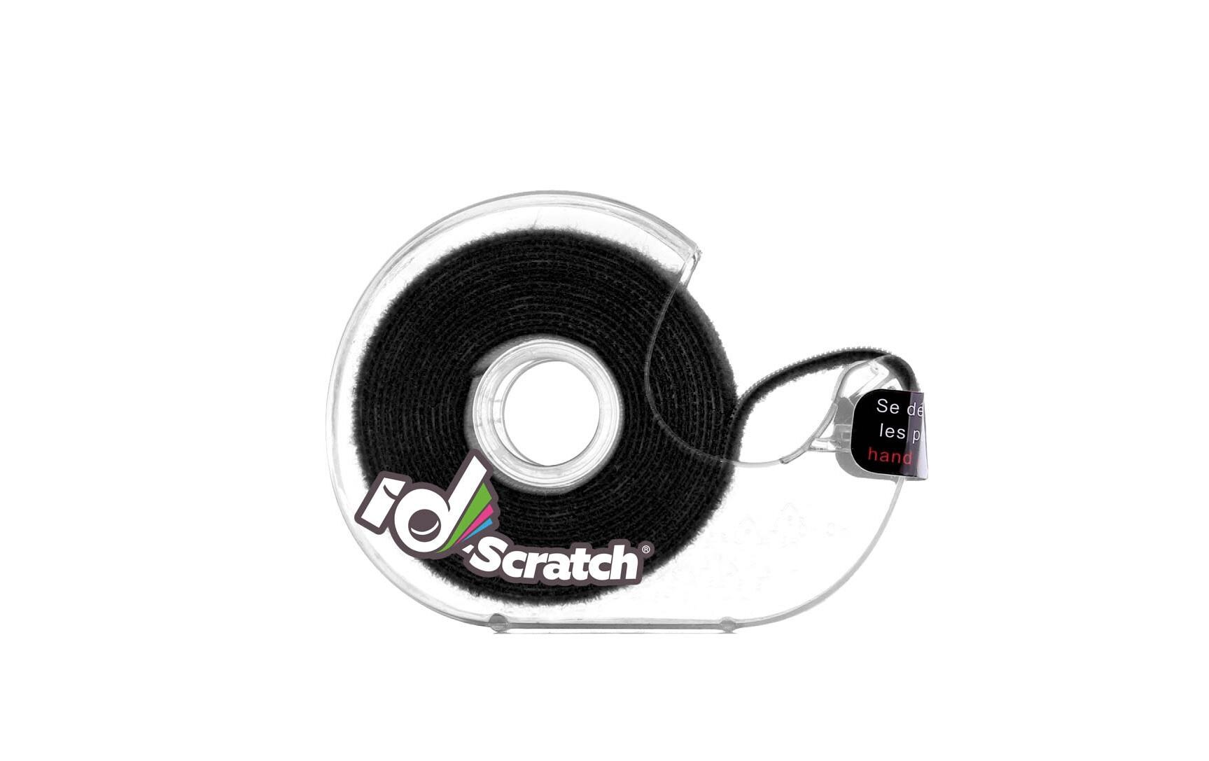 Klettband-Box ID-SCRATCH Dispender Box SchwarzPatchSee ID-SCRATCH Klettband Dispender Box