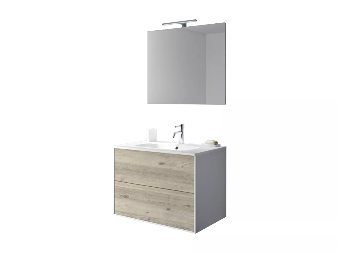 Ensemble de salle de bain 4 pièces IGEA pin arctique
