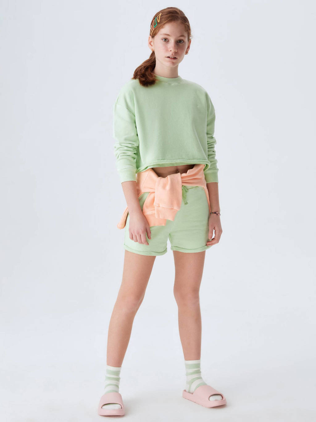 LTB sweater MEKIYI zachtgroen