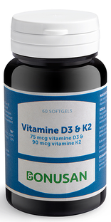 Bonusan Vitamine D3 & K2 Softgels 60SG