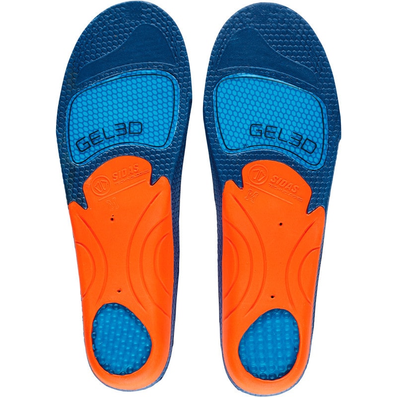 Sidas Cushioning Gel 3D<br>Såler med god demping og støtte
