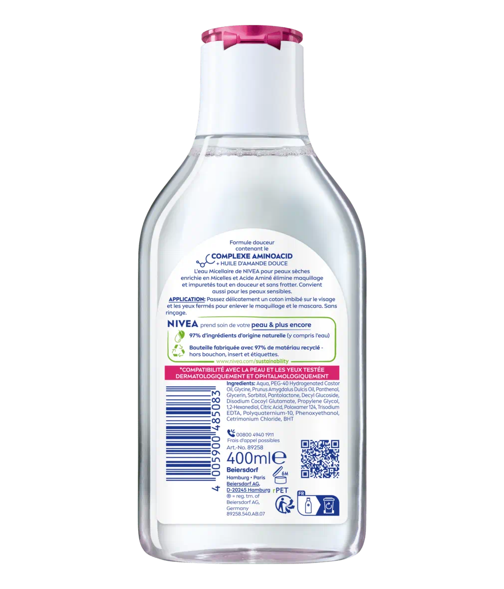 EAU MICELLAIRE DOUCEUR PEAUX SÈCHES