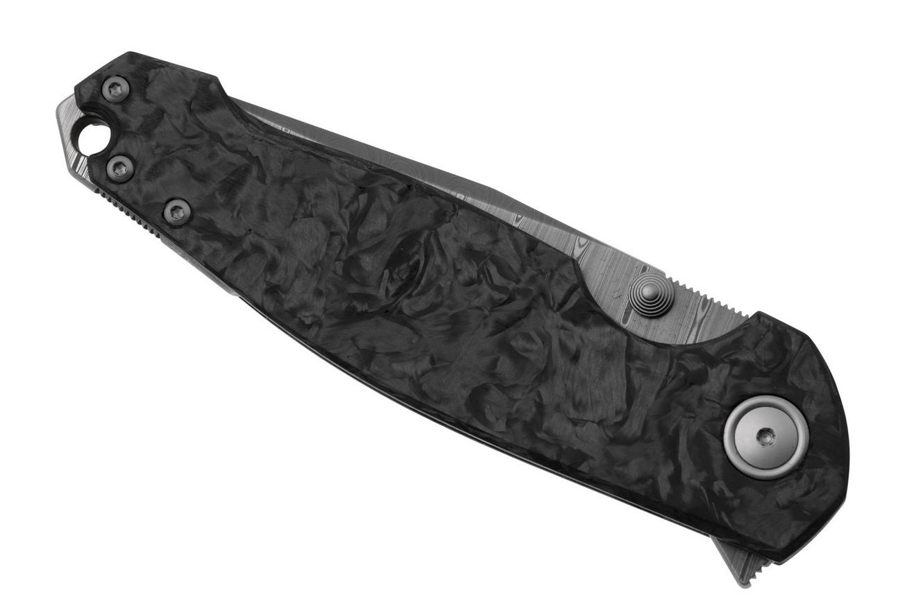 Viper Katla VA5980FCM, SSCT Damascus, Dark Matter Black Marbeled Carbon Fiber, Limited Edition, zakmes, Jesper Voxnaes design