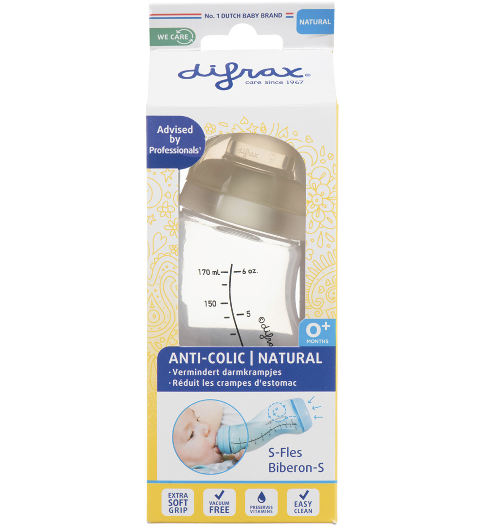 Difrax S-Fles natural creme 170ml (170 ml)