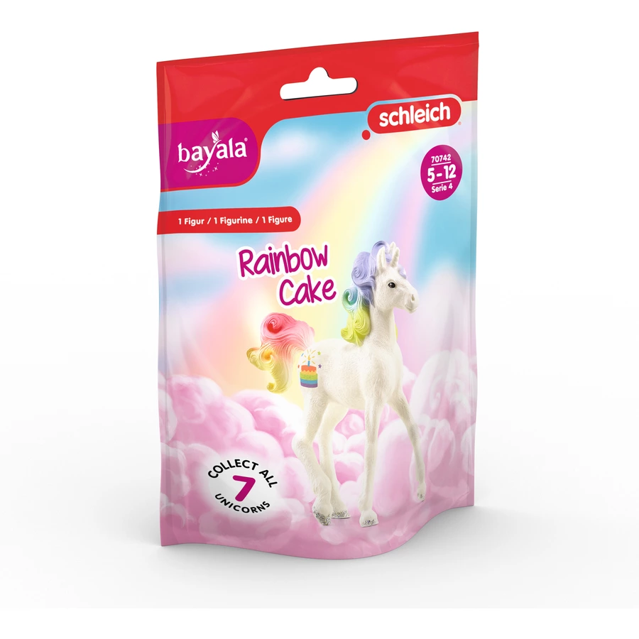 schleich® Sammeleinhorn Regenbogentorte 70742