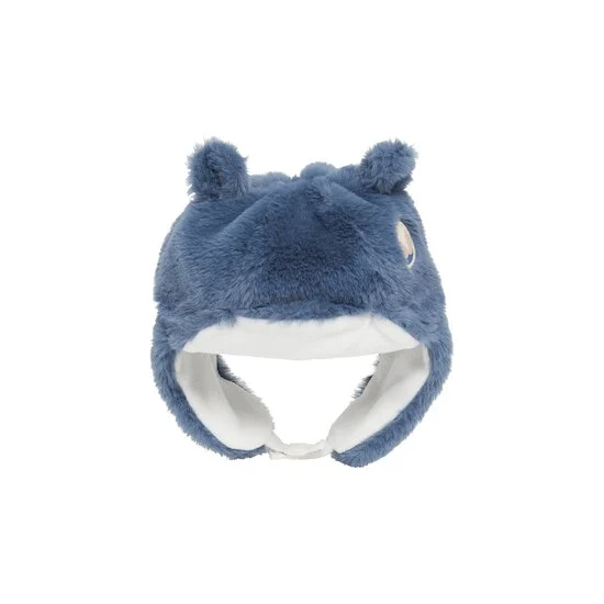 Mon écureuil chou Chapka en fausse fourrure   Blue Graphite        de               Marèse