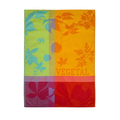 Torchons multicolores motif jacquard - Lot de 3 ou lot de 6